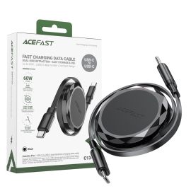 Acefast oprolbare data- en oplaadkabel | USB-C naar USB-C