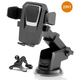 Auto telefoonhouder universeel · Dashboard / Ventilatierooster bevestiging · Cacious