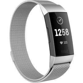 Fitbit Charge 3/4 RVS Band Zilver