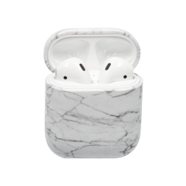 Airpod Cover Marmer Wit