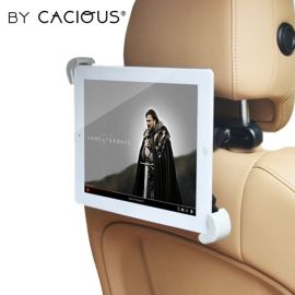 Auto tablethouder universeel · Hoofdsteun bevestiging · Cacious